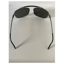 Yves Saint Laurent-Silver metal vintage sunglasses-Silver hardware