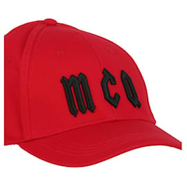 Autre Marque-McQ Alexander McQueen Logo Baseball Cap-Red