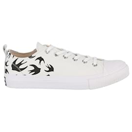 Autre Marque-McQ Alexander McQueen Swallows Low-Top Sneakers-White