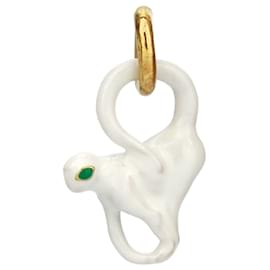 Bottega Veneta-Bottega Veneta Monkey Jewelry Charm-White