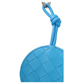 Bottega Veneta-Bottega Veneta Round Key Case-Blue