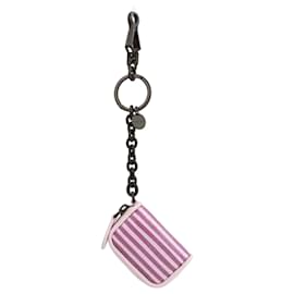 Bottega Veneta-Bottega Veneta Key Ring With Pouch-Pink