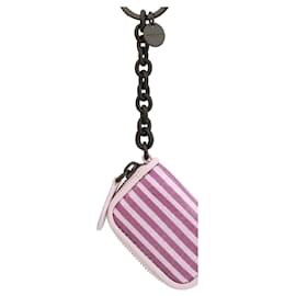 Bottega Veneta-Bottega Veneta Key Ring With Pouch-Pink