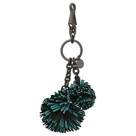 Chaveiro pompom de couro Bottega Veneta Multicor