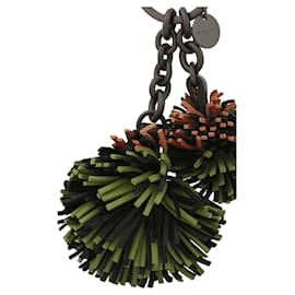 Bottega Veneta-Bottega Veneta Leather Pom Pom Keychain-Multiple colors