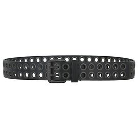 Cintura Bottega Veneta foderata in pelle Grommet Nero