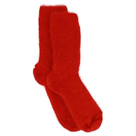 Alexander Mcqueen-Alexander McQueen Wool Socks-Red