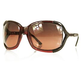 Valentino 5562/S Occhiali da sole firmati oversize con strass neri bordeaux Rosso