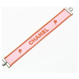 Chanel-Chanel Clover Armband-Pink,Orange
