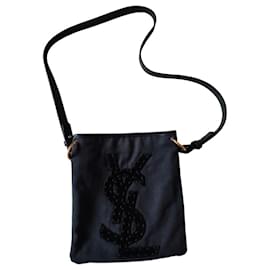 Yves Saint Laurent-YSL Cross Body Bag-Preto