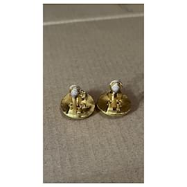 Chanel-Boucles d'oreilles-Bijouterie dorée