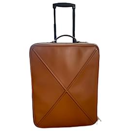 Loewe-Loewe travel suicase in camel leather-Caramel