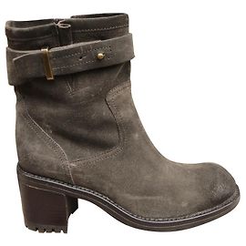 bottines Ann Tuil état neuf p 37 Marron
