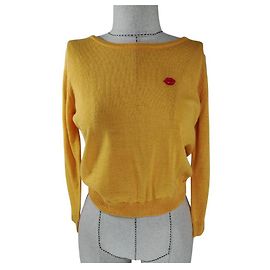 Autre Marque Pull Fiorucci Jaune Jaune