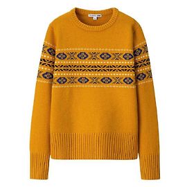 Pull JW Anderson x Uniqlo Jaune Laine Nylon M Jaune