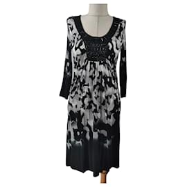 Vestido Laurèl de viscose e elastano multicolorido Multicor