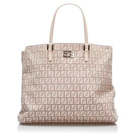 Fendi-Fendi Pink Zucchino Tote-Pink