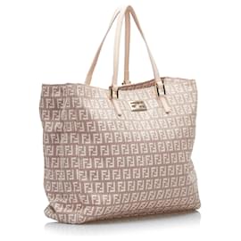 Fendi-Fendi Pink Zucchino Tote-Pink