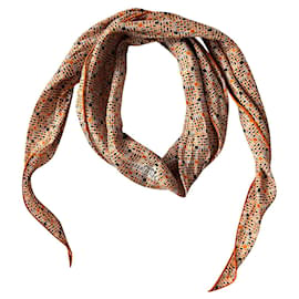 Hermès-Sommerlicher Losange-Schal-Mehrfarben