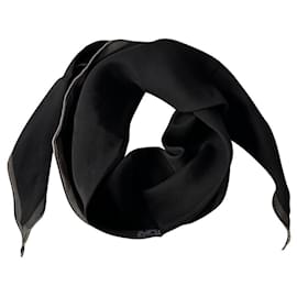Hermès-Black silk Losange-Black