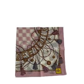 Fendi-Pink Fabric Fendi Scarf-Pink