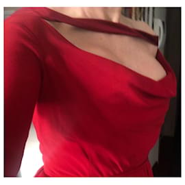 Dsquared2-Vestidos-Roja