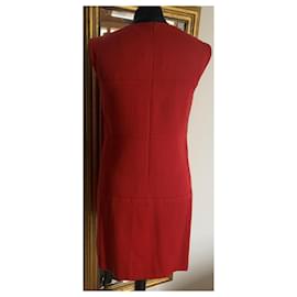 Courreges-Dresses-Red,Coral