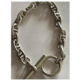 Hermès-Anchor chain bracelet-Silvery