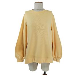 Ganni Sweatshirt Gelb Gelb