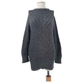 Autre Marque Jersey largo de cachemira gris Aiayu Gris