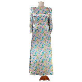 Autre Marque Vestido maxi de seda Olivia Rubin Multicolor