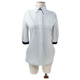 Camisa de bolinhas Ba&Sh Branca de Algodão Branco