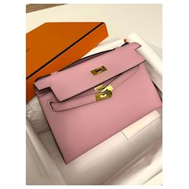 Hermès-Kelly pouch-Pink