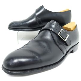 John Lobb SAPATO COM FIVELA JONH LOBB DERBY 7.5E 41.5 Sapatos de couro preto Preto