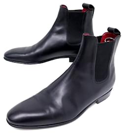 JM Weston-JM WESTON BOOTS CHELSEA LE CAMBRE BOOTS 431 10.5D 44.5 LEATHER BOOTS-Black