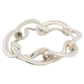 PULSEIRA GEORG JENSEN INFINITY 452 em prata esterlina 925 Silver Strap Prata