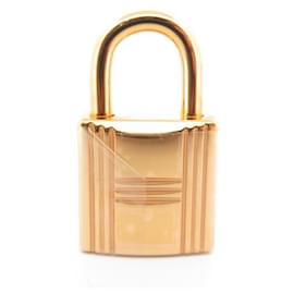 Hermès-NEW PADLOCKS HERMES + 2 cles 110 PR KELLY BIRKIN BAG IN GOLD METAL GOLD PADLOCK-Golden