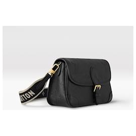 Louis Vuitton-LV Diane couro empreinte novo-Preto