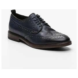 A. Testoni Derbies à lacets et clous Testoni Noir
