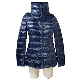 Herno Blue Polyamide Down Jacket Blue