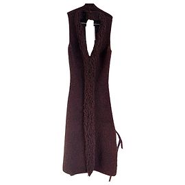 Bottega Veneta Kleider Braun