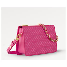Louis Vuitton-Bolsa LV Lexington nanograma rosa-Rosa