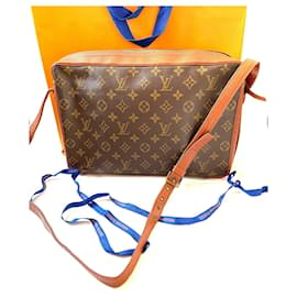 Louis Vuitton-Bolsa para portátil/bolso de hombro-Castaño