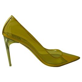 GIVENCHY Transparent yellow leather pumps Very good condition Yellow