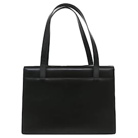Autre Marque-Burberrys Shoulder Bag Leather Black Auth 36689-Black