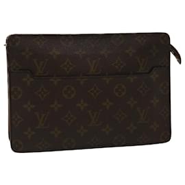 Louis Vuitton-LOUIS VUITTON Monogram Pochette Homme Clutch Bag M51795 LV Auth tb516-Monogram
