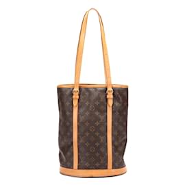 LOUIS VUITTON N42240 Damier Marais Bucket Shoulder Bag Brown Used