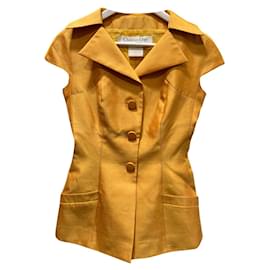 Christian Dior-Dior bar jacket-Yellow