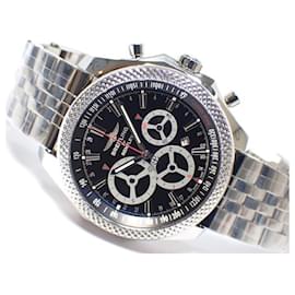 Breitling-BREITLING Bentley Barnato Racing black A25366 Genuine goods Mens-Silvery