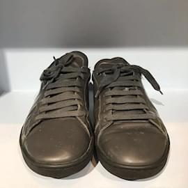Saint Laurent-SAINT LAURENT  Trainers T.eu 43 Leather-Grey